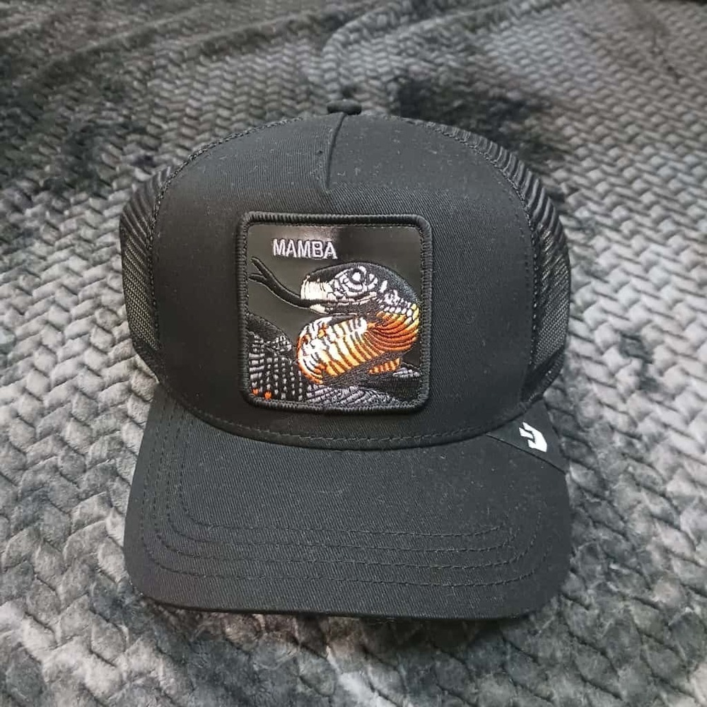 Goorin Bros The Farm Mamba Trucker Hat Cap Black One Size‎ NWT